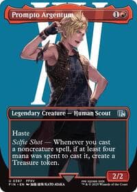 Prompto Argentum (Borderless) - FINAL FANTASY - Magic: The Gathering card