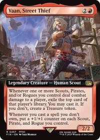 Vaan, Street Thief (Extended Art) - FINAL FANTASY - Magic: The Gathering card