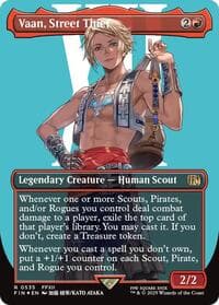 Vaan, Street Thief (Borderless) (Surge Foil) - FINAL FANTASY - Magic: The Gathering card