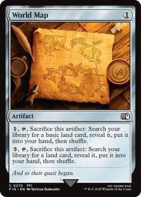 World Map - FINAL FANTASY - Magic: The Gathering card