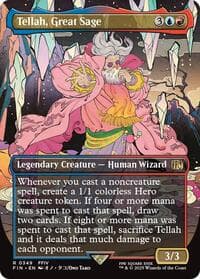 Tellah, Great Sage (Borderless) - FINAL FANTASY - Magic: The Gathering card