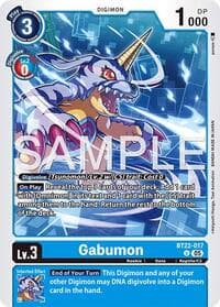Gabumon - Cyber Eden - Digimon Card Game card
