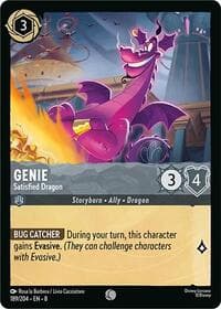 Genie - Satisfied Dragon - Reign of Jafar - Disney Lorcana card