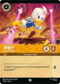 Dewey - Lovable Showoff (Foil) - Reign of Jafar - Disney Lorcana card