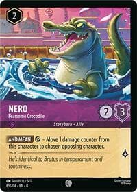 Nero - Fearsome Crocodile (Foil) - Reign of Jafar - Disney Lorcana card