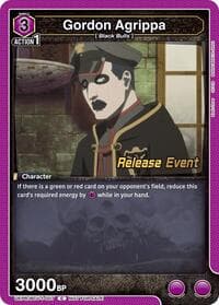 Gordon Agrippa - UE08BT: Black Clover Release Event Cards - Union Arena card