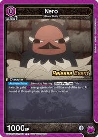 Nero (010) - UE08BT: Black Clover Release Event Cards - Union Arena card