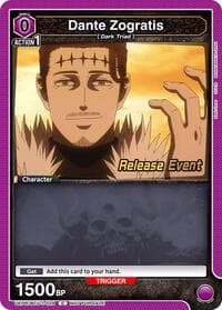 Dante Zogratis (024) - UE08BT: Black Clover Release Event Cards - Union Arena card