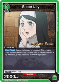 Sister Lily - UE08BT: Black Clover Release Event Cards - Union Arena card