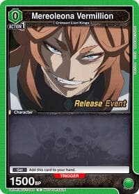 Mereoleona Vermillion (040) - UE08BT: Black Clover Release Event Cards - Union Arena card