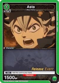 Asta (044) - UE08BT: Black Clover Release Event Cards - Union Arena card