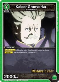 Kaiser Granvorka - UE08BT: Black Clover Release Event Cards - Union Arena card