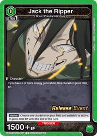 Jack the Ripper - UE08BT: Black Clover Release Event Cards - Union Arena card
