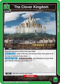 The Clover Kingdom - UE08BT: Black Clover Release Event Cards - Union Arena card