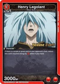 Henry Legolant - UE08BT: Black Clover Release Event Cards - Union Arena card