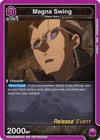 Magna Swing - UE08BT: Black Clover Release Event Cards - Union Arena card
