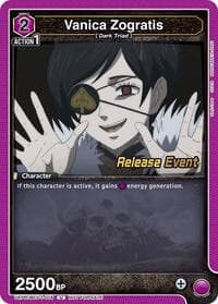 Vanica Zogratis (018) - UE08BT: Black Clover Release Event Cards - Union Arena card