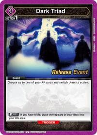 Dark Triad - UE08BT: Black Clover Release Event Cards - Union Arena card