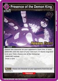 Presence of the Demon King - UE08BT: Black Clover Release Event Cards - Union Arena card