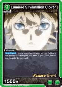 Lumiere Silvamillion Clover - UE08BT: Black Clover Release Event Cards - Union Arena card