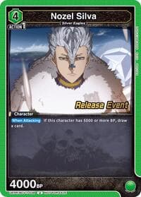 Nozel Silva - UE08BT: Black Clover Release Event Cards - Union Arena card