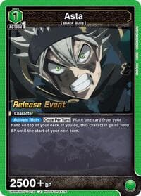 Asta (045) - UE08BT: Black Clover Release Event Cards - Union Arena card