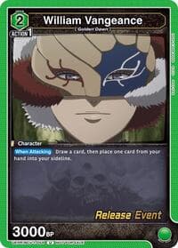 William Vangeance - UE08BT: Black Clover Release Event Cards - Union Arena card