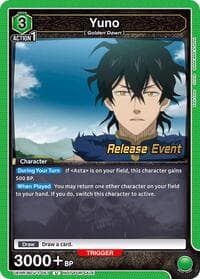 Yuno (057) - UE08BT: Black Clover Release Event Cards - Union Arena card