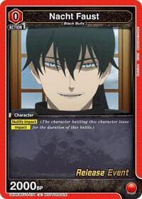 Nacht Faust (078) - UE08BT: Black Clover Release Event Cards - Union Arena card