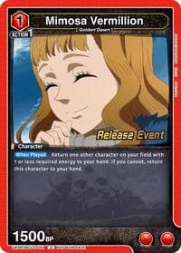 Mimosa Vermillion (091) - UE08BT: Black Clover Release Event Cards - Union Arena card