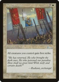 Knighthood - Urza's Legacy - Magic: The Gathering card