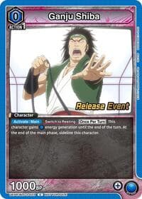 Ganju Shiba - UEX01BT: BLEACH: Thousand-Year Blood War Vol.2 Release Event Cards - Union Arena card