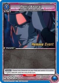 Renji Abarai (025) - UEX01BT: BLEACH: Thousand-Year Blood War Vol.2 Release Event Cards - Union Arena card