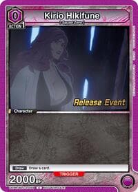 Kirio Hikifune - UEX01BT: BLEACH: Thousand-Year Blood War Vol.2 Release Event Cards - Union Arena card