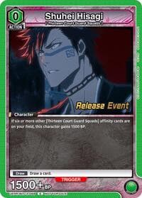 Shuhei Hisagi - UEX01BT: BLEACH: Thousand-Year Blood War Vol.2 Release Event Cards - Union Arena card