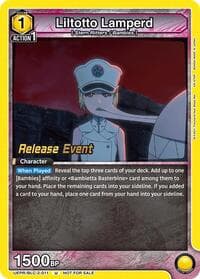 Liltotto Lamperd - UEX01BT: BLEACH: Thousand-Year Blood War Vol.2 Release Event Cards - Union Arena card