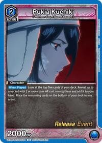 Rukia Kuchiki (032) - UEX01BT: BLEACH: Thousand-Year Blood War Vol.2 Release Event Cards - Union Arena card