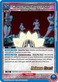 Kurotsuchi Corpse Unit - UEX01BT: BLEACH: Thousand-Year Blood War Vol.2 Release Event Cards - Union Arena card