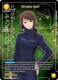 Shoko Ieiri (001) (C*) - UEX02BT: Jujutsu Kaisen Vol.2 - Union Arena card