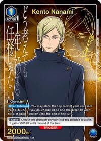 Kento Nanami (008) (R*) - UEX02BT: Jujutsu Kaisen Vol.2 - Union Arena card