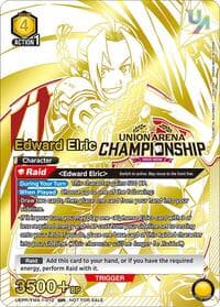 Edward Elric (Regionals 25-26) - Union Arena Promotion Cards - Union Arena card