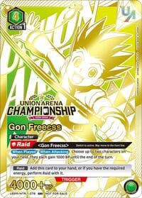 Gon Freecss (Regionals 25-26) - Union Arena Promotion Cards - Union Arena card