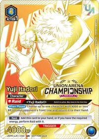 Yuji Itadori (Regionals 25-26) - Union Arena Promotion Cards - Union Arena card