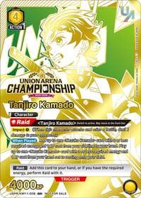 Tanjiro Kamado (Regionals 25-26) - Union Arena Promotion Cards - Union Arena card