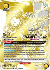 Rapi (Regionals 25-26) - Union Arena Promotion Cards - Union Arena card