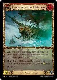 Conqueror of the High Seas (Treasure) - High Seas - Flesh and Blood TCG card