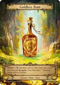 Goldkiss Rum (Treasure) - High Seas - Flesh and Blood TCG card