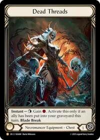 Dead Threads (Treasure) - High Seas - Flesh and Blood TCG card