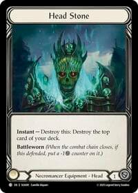 Head Stone (Treasure) - High Seas - Flesh and Blood TCG card