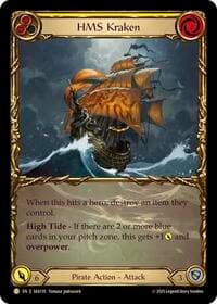 HMS Kraken (Treasure) - High Seas - Flesh and Blood TCG card